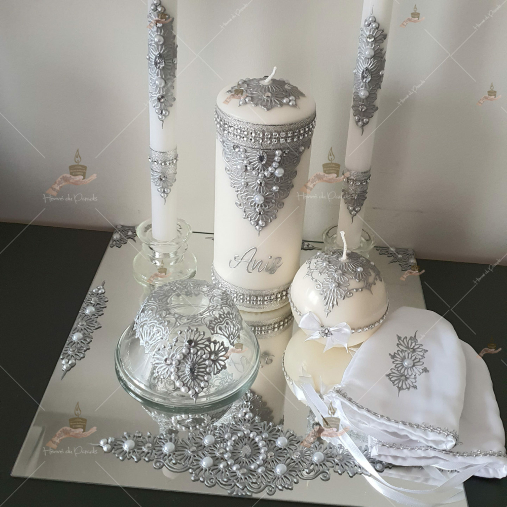 Coffrets circoncision, kit henna, henné, plateau, décoration, garçon, déco, paris, île de France, khitan, tahara, bougie, henne du paradis, 78