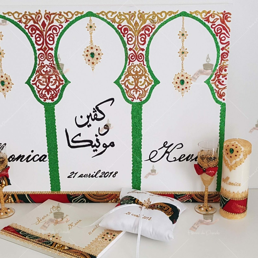 coffret mariés, mariée, bougie, henna, henné, fiançailles, hlel, mariage, paris, 78, île-de-france, idf, kit, plateau, candels, wedding, day, gants, coton, cérémonie, panier, coussin, urne, personnalisation, personnalisé