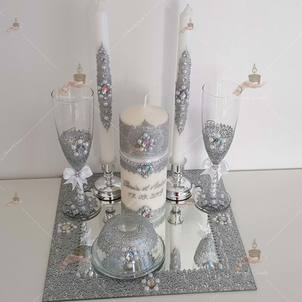coffret mariés, mariée, bougie, henna, henné, fiançailles, hlel, mariage, paris, 78, île-de-france, idf, kit, plateau, candels, wedding, day, gants, coton, cérémonie, panier, coussin, urne, personnalisation, personnalisé