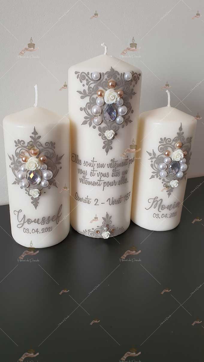 Cadeau mariage, bougie cadeau, bougie déco, cadeau original et personnalisé