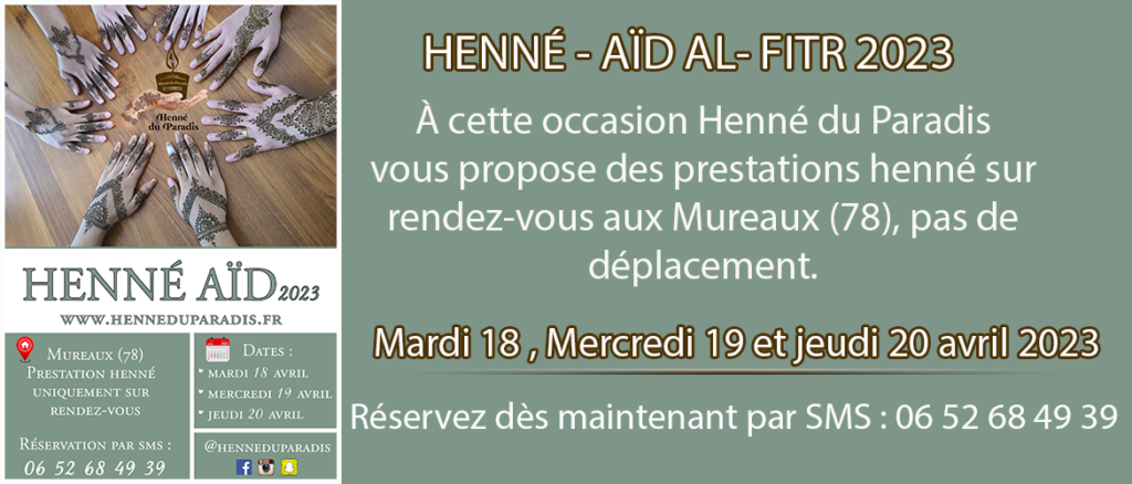 Prestation henné à l’occasion de Aïd al-Fitr 2023