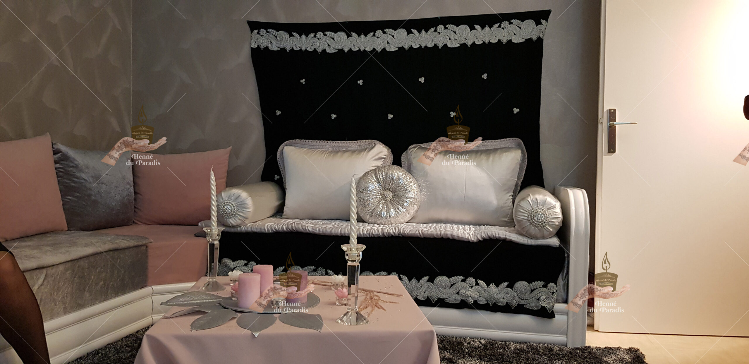 location décoration d’assise de henna henné paris 78 cérémonie gelssahenna mariage IDF