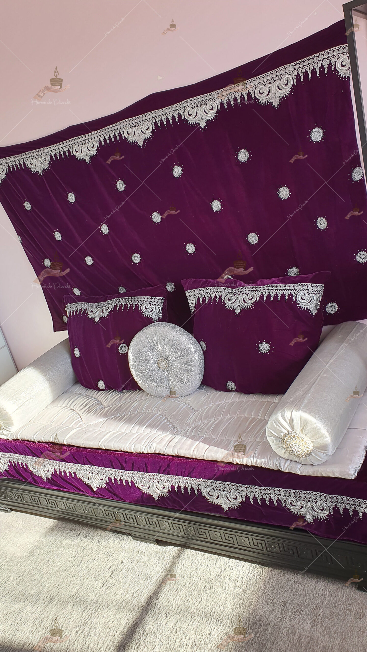 location décoration d’assise de henna henné paris 78 cérémonie gelssahenna mariage IDF